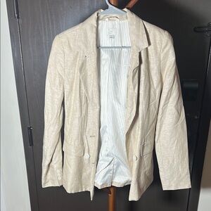 A New Day Cream Textured Blazer for Smart Casual Wear